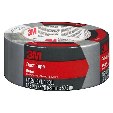 3M 3M Scotch 1.88 in. W X 55 yd L Gray Solid Duct Tape 1055